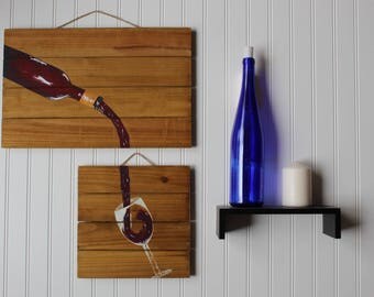 Wine Decor Wall Art wine wall decor | etsy Wine Decor Wall Art wine wall decor | etsy