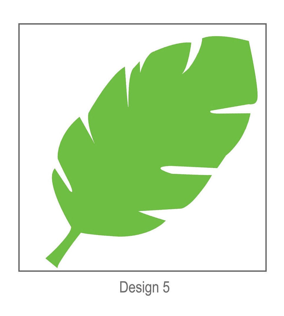 Download SVG Digital Leaf Template 5 Cricut and Silhouette Ready