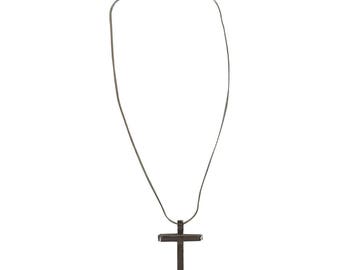 Buffy The Vampire Slayer Cross Necklace Silver Pendant And Chain Buffy Summers TV Show Costume Cosplay Gift Jewelry High Quality