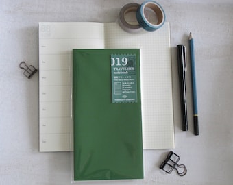 Genuine Traveler's Notebook Inserts- (019) FREE DIARY- WEEKLY -Midori- Regular Size, Travel Journal, Travelers Company
