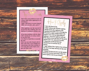 LIPSENSE PRINTABLE How to Apply Lipsense Tips and Tricks