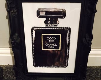 Chanel Perfume Bottle Print