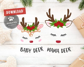 Free Free Mama Deer Svg 688 SVG PNG EPS DXF File