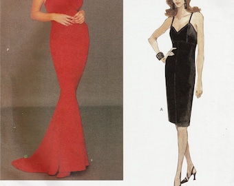 Vogue 1367 / Vintage Designer Sewing Pattern By Tom And Linda Platt / Dress Gown / Sizes 8 10 12