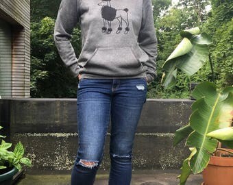 Stylin' Poodle Sweatshirt, Poodle Sweater, Fun Shirt, S,M,L,XL,2XL