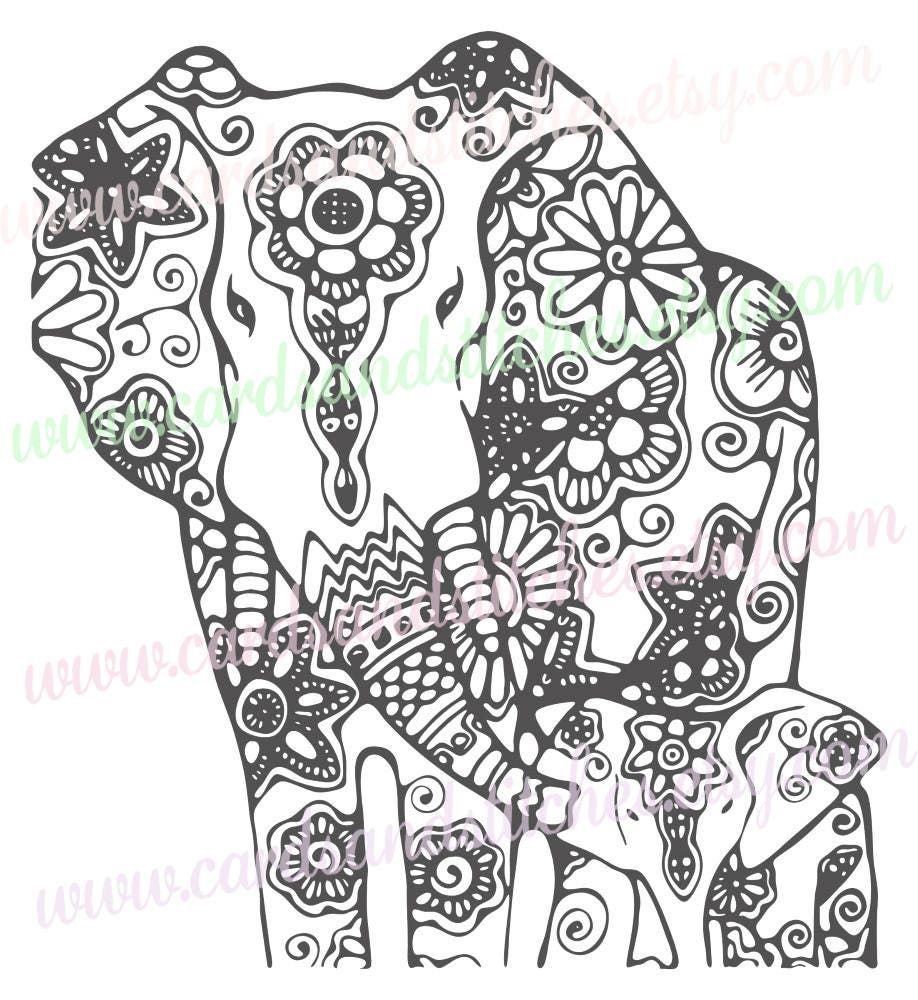 Download Elephant Mandala SVG Baby Elephant SVG Mandala SVG