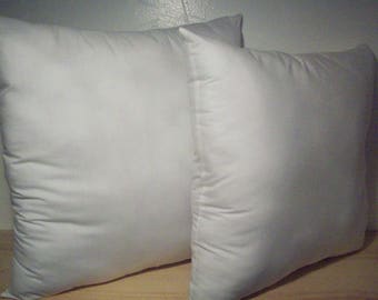 Pillow Insert, 14x14, 16x16, 18x18, 12x20 pillow insert, pillow form, white cotton pillow insert.