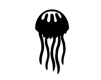 Download Jellyfish Silohette Svg Cut File - Layered SVG Cut File
