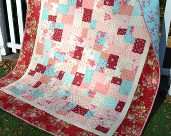 Unique Handmade quilts made with absolute by TrueloveQuiltsForYou