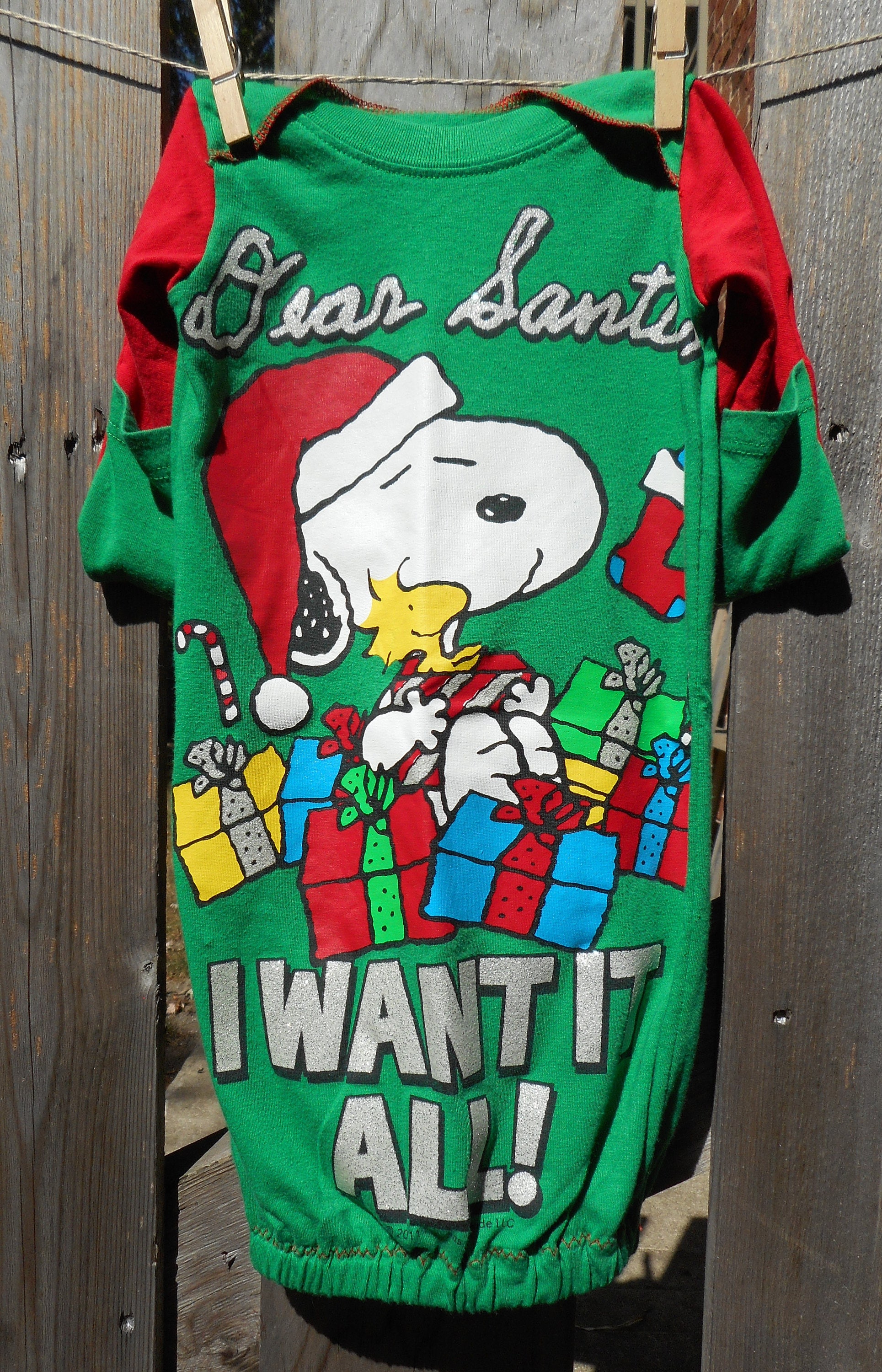 snoopy peanuts christmas infant upcycledrecycled t shirt gownsleep sack newborn - Peanuts Christmas Shirt snoopy peanuts christmas infant upcycledrecycled t shirt gownsleep sack newborn - Peanuts Christmas Shirt