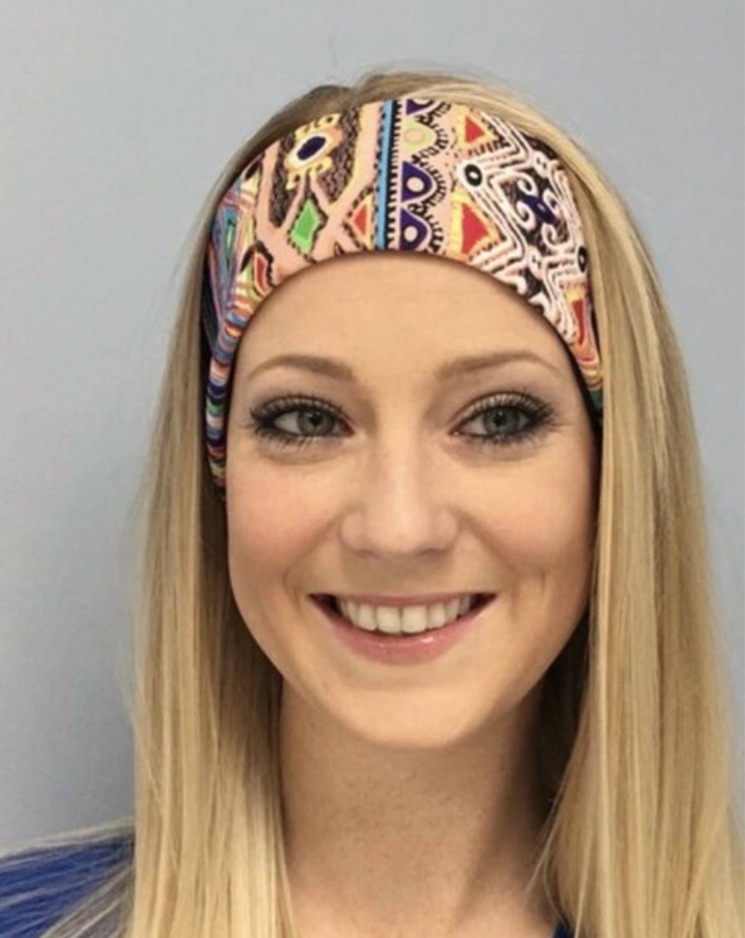 Yoga Headband Aztec Headband Yoga Head Wrap Fitness