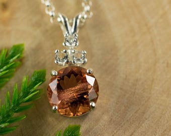 Oregon Sunstone Sterling Silver Pendant