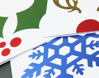 Multipack Christmas cards, Foil Christmas cards, Luxury Christmas cards, Festive greeting card pack