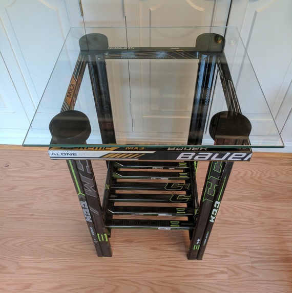 Hockey Stick End Table