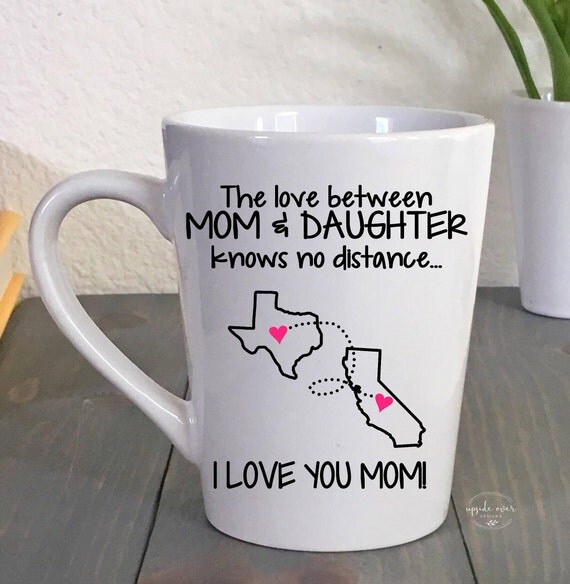 State to State Mug Coffee Mug Mom Daughter Gift Long
