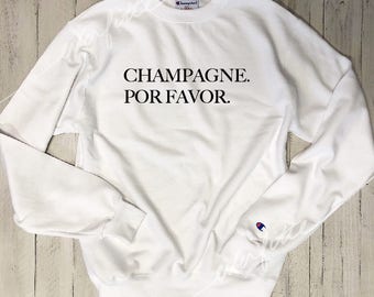 champagne champion hoodie