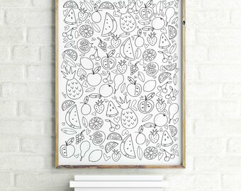 Colouring poster | Etsy Colouring poster | Etsy