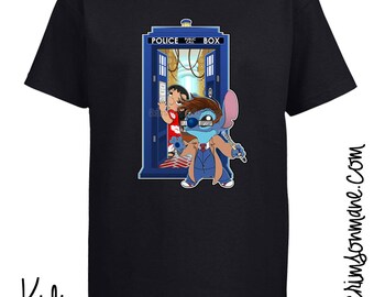 Stitch Dr. Who Parody Cosplay T-shirt