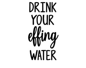 Water intake decal |