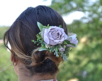 Gift/for/sister Blush Flower hair clip Summer wedding Flower hair piece Flower clip Bridal hair clip Wedding hair piece Bridesmaid clip
