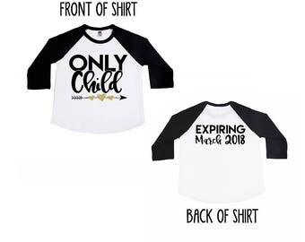 Big Sister Announcement Shirt - Only Child Expiring Shirt - Big Sister To Be Shirt - Announcement Shirt - Big Sister Shirt - Only Child