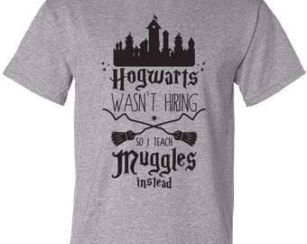 Download I teach Muggles teacher shirt harry potter shirt teacher