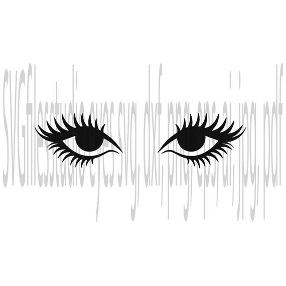 Download T-shirt svg Eyelashes SVG File Makeup SVG File eye svg