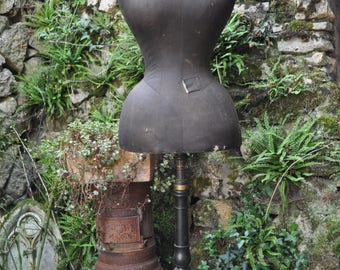 Antique French Mannequin - Napoleon III - Wasp Waisted Dress Form