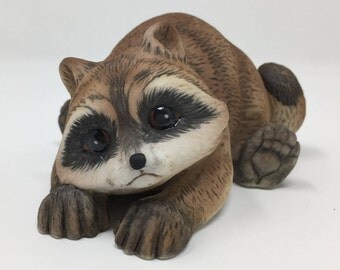 Raccoon figurine | Etsy