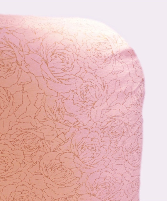 Pink crib sheet pink and gold modern baby bedding baby