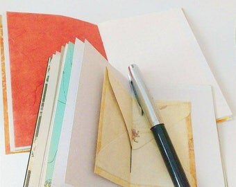 Midori Travelers Notebook Inserts - PASSPORT Size - Insert Refills - Ruled Dot Grid Blank - Art Journal Sketchbook Pastel Watercolor Cover