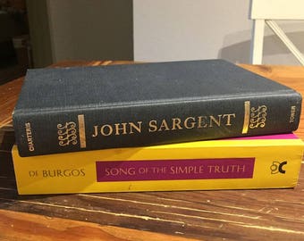 Rare 1927 Artist Bio John Singer Sargent American High Society Painter 1971 Hardcover Reprint By Charteris Scribners / Tower Near Fine