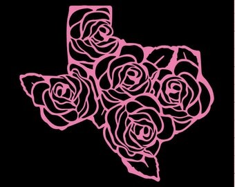 Download Floral texas decal | Etsy