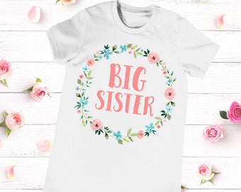 Big Sister Shirt, Big Sister Announcement, Big Sister Little Sister Outfit, Big Sister Top, Big Sister Little Set