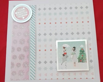 To A Special Friend This Christmas, Card For Christmas, Friends Xmas Cards, Best Friend Card, Girls Festive Card, Papercraft Seasonal Card