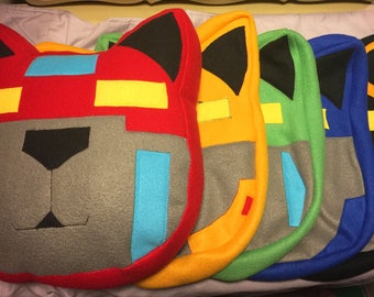 Voltron Legendary Defender Lion Pillows - UNSTUFFED