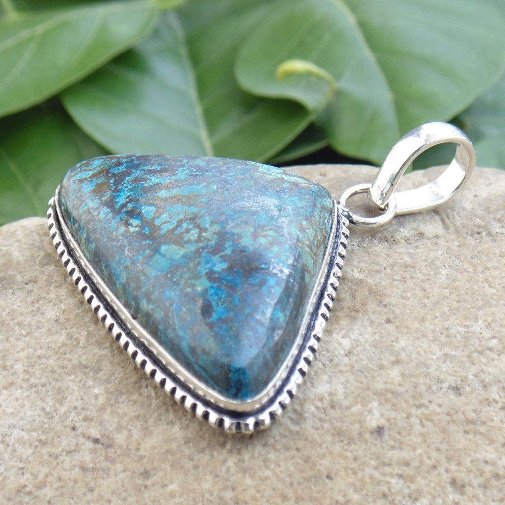 Boulder Turquoise Pendant Handmade Pendant Fashion Jewelry