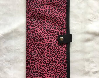 Cheetah Knitting Needle Holder | Knitting Needle Case | Knitting Needle Organizer
