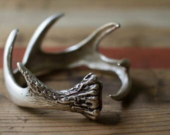 Antler Arm Cuff- Sterling Silver