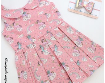 Unicorn Dress - Girls Dress - Girls Party Dress - Kids Clothes - Unicorn - unicorn party dress - unicorn party - flower girl dress