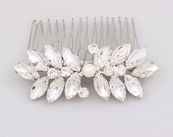 Crystal Bridal Hair Comb Wedding Hair Comb Bridesmaid Small Bridal Comb Bridal Hair Pin Bridal Hair Accessories Clear Bridal Headpiece