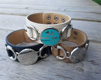 Monogram Cuff Bracelet