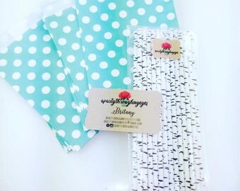Birch Tree Paper Straws! Party Straws