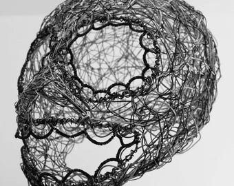 Wire Sugar Skull Death Mask