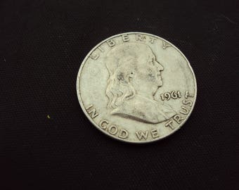 Old Coins, Old US Coins, Ben Franklin, Half Dollar