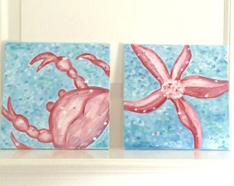 Confetti crab and starfish