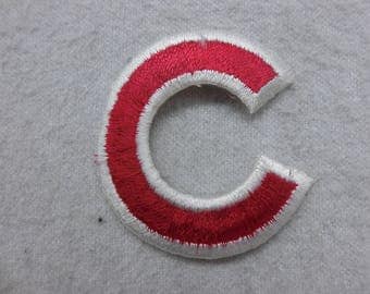 Chicago Cubs Baseball C Iron On Patch