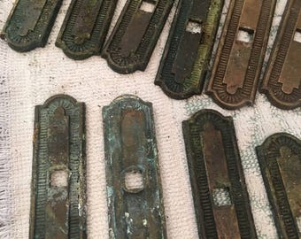 Lot of Vintage Brass Hardware
