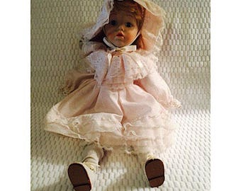 Vintage Porcelain Doll