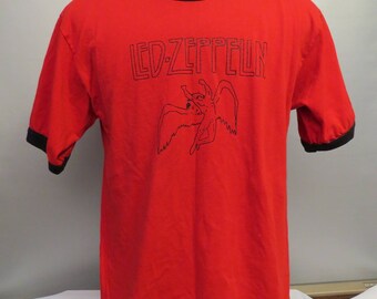 Vintage Led Zeppelin Shirt - Icarus Graphic - Made in Canada - Men's Large